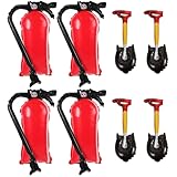 UKCOCO Aufblasbare Feuerwehr Ballons aus Reißfester Aluminiumfolie 8 Stück mit Feuerlöscher und Schaufel Motiv für Feuerwehr Geburtstagsparty Dekoration
