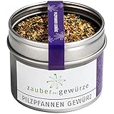 Zauber der Gewürze Pilzpfanne Gewürz - wunderbare Würze für deftige Pilzgerichte mit Champignons, Steinpilzen oder Austernpilzen, Top-Qualität in wiederverschließbarer Aroma-Dose, 50 g