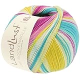 LANA GROSSA Landlust die Sockenwolle | Garn aus Merinowolle in verschiedenen Farben | Handstrickgarn aus 80% Schurwolle (Merino) & 20% Polyamid | 100g Wolle zum Stricken & Häkeln | 420m Garn FB113