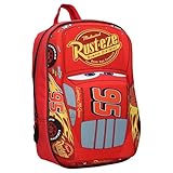 Disney 760-8462 Piston Cup Champion Cars Lightning McQueen 3D Effekt Rucksack, 31 cm