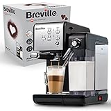 Breville Prima Latte II Siebträgermaschine | Espressomaschine/Kaffeemaschine für Milchkaffee und Cappuccino | Professionelle 19-Bar-Pumpe und Milchaufschäumer | Silber [VCF108X]