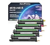 SavFinto 6510 6515 108R01420 108R01419 108R01418 108R01417 Trommeleinheit Ersatz für Xerox Phaser 6510DN 6510DNI 6510DNM 6510N WorkCentre 6515DN 6515DNI 6515DN. M 6515N Drucker (4er-Pack)