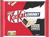 Nestlé KITKAT CHUNKY Black & White, Multipack, 1er Pack (1 x(4 x 42g)