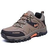 Hitmars Wanderschuhe Herren Trekkingschuhe Damen Wanderhalbschuhe Outdoorschuhe Leichte Outdoor Trekking Schuhe C Khaki Größe 39