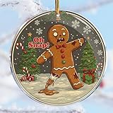 Weihnachtsschmuck Dekorationen – Gag Gifts – böse freche Geschenke – weißer Elefant – Strumpffüller (Horror-Thriller, Zombie, Lebkuchen, Oh Snap 2)
