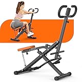 Dskeuzeew Squat Machine Faltbare Kniebeugenmaschine Heimtrainer Fitnessgeräte Kniebeugen mit Widerstandsband Bauchtrainer Fitnessgeräte Trainingsgeräte für Bauch Arme Beine Rücken Squat Max 165KG