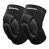 Makerfire Knieschoner Knee Pads-schwarz Thick Sponge Collision Prevention Kneepad Anti-Slip Volleyball MTB Knee Pad Protector