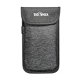 Handyhülle Tatonka Smartphone Case XXL (16,5x8,5cm) - Rundum gepolsterte Schutzhülle fürs Handy mit Klettverschluss-Deckel - Innenmaße: 16,5 x 8,5 cm (off black)