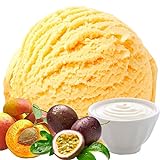 Joghurt Pfirsich Maracuja Geschmack 1 Kg Gino Gelati Eispulver Softeispulver für Ihre Eismaschine