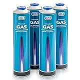 TOM 2 x, 4 x oder 8 x 330 g Universalgas Kartuschen mit Schraubgewinde 600 ml – Propan/Butan Gas Kartuschen LG-600 sind ideal für Unkrautbrenner, Abflämmgerät, Lötbrenner, Gaslampe & Co.