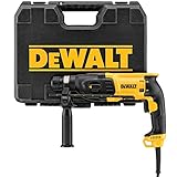 DEWALT SDS Plus Kombiha mmer/ Schlagbohrmaschine (800 Watt, Stein und Beton, inkl. gu mmierter Zusatzhandgriff, Bohrtiefenanschlag und TSTAK Box) D25133K