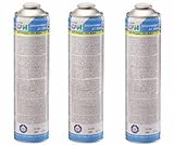 3x CFH Universalgas AT 2000 330g Gas Kartusche Propan Butan Gaskartusche Unkraut