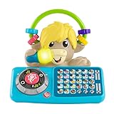 Fisher-Price Lernspielzeug für Babys und Kleinkinder, Beat Bande ABC DJ-Yak Taylor mit interaktiver Musik und Lichtern für Kinder ab 9 Monaten, deutsche Ausgabe, HYL30