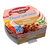 Saupiquet Rio Mare Thunfisch-Salat Linsen, MSC zertifiziert, Fix und fertig zubereitet, Ideal für unterwegs, 160g