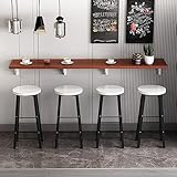 Faltbarer Esstisch zur Wandmontage, platzsparender Holztisch für kleine Räume, ideal für Cafés, Bubble Tea Shops und Küchen, einfache Installation, kompaktes und stilvolles Design