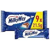 Milky Way Schokoriegel | Milchcreme | 1 Packung á 9 Riegel (9 x 21,5 g)