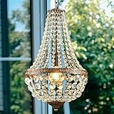 LED Kristall Kronleuchter Gold Vintage Industrielle...