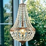 LED Kristall Kronleuchter Gold Vintage Industrielle...