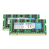 BRAINZAP 8GB (2X 4GB) DDR2 RAM SO-DIMM PC2-6400S 2Rx8 800 MHz 1.8V CL6 Notebook Laptop Arbeitsspeicher