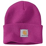 Carhartt Unisex Strickmütze Watch Hat Beanie A18, Magenta...