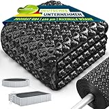 tillvex® Elite Pool Solarfolie 400 µm Rechteckig 549x274 cm | Premium Solarplane ProHeat QB4 Wärmeplane zuschneidbar | Solarabdeckplane zuschneidbar | Solarabdeckung Poolheizung für Wassererwärmung