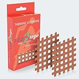 Gittertape Typ C – 40 Stück Gitterpflaster, Hochwertiges Akupunkturpflaster - Cross Tape Schmerzpunkte oder als Narbenpflaster, Selbstklebend und vielseitig einsetzbar