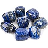 Home Großes Granulat 20–30 mm Lapislazuli-Stein, Kristall, Kunsthandwerk, Heimdekoration, Blumentablett, Aquarium, Quarzkristalle, Kristall Steinmineralexemplar (Size : 80g)