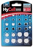 HyCell 24x Knopfzellen-Sparset/Je 2X CR2032 CR2025 CR2016...