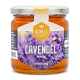 Französischer Lavendelhonig 500g - Imkerei Schell - flüssiger Honig aus der Provence