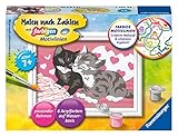 Ravensburger Malen nach Zahlen 28467 - Kuschelkatzen - Malen nach Zahlen für Kinder ab 7 Jahren