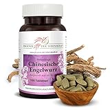 Chinesische-Engelwurz Tabletten 500mg | 100 Tabletten Angelica sinensis | Top Premium Qualität aus Österreich | Vegane Tabletten statt Kapseln ohne Zusatzstoffe | Dong Quai, Angelica sinensis, Toki