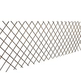 Iiaky Weidenzaun 5 STK. 180x90 cm Balkon Sichtschutz Gartenzaun Sichtschutz Zaun Garden Fence Weidenmatte Gartenzaun Sichtschutz