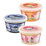 INSPIRE FOOD Bubble Tea Perlen Set - 3er-Pack Popping Boba Fruchtperlen | Blaubeere, Pfirsich, Grüner Apfel | Tapioka Perlen 100% vegan und glutenfrei, ohne künstliche Farbstoff, je 450g