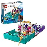 LEGO 43213 Disney Prinzessin Die kleine Meerjungfrau Märchenbuch Spielzeug zum Bauen für Kinder, Mädchen und Jungen ab 5 Jahren mit Arielle und Prinz Erik Mikro-Puppen, 2023 Film