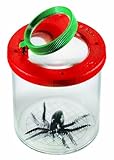 Navir 8020E Becherlupe 75mm mit Doppellupe, Sichtglas für Insekten, Insektenbeobachten, Lupendose für Kinder ab 5 Jahren