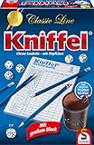 Schmidt Spiele 49203 Kniffel, Classic Line, mit großem Block, mit original Kniffelbecher