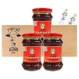 3er Pack (3x210g) Lao Gan Ma Crispy Chilli in Öl (Papa Vo®)