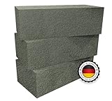 ELES VIDA DAS ORIGINAL Blumensteckmasse - Trockensteckmasse Set 23 x 11 x 7,5 cm, Steckmoos, Steckmasse, Steckziegel für Blumengestecke, Steckschwamm zum Basteln, Feiern & Hobby - DEUTSCHE HERSTELLUNG