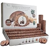 Kokos Quelltabletten mit Nährstoffen: 125 Premium Quelltabs...