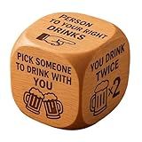 Ancsttu Trinkspiele Für Erwachsene Partys - Urkomische Herausforderungsaktivitäten - Brettspiel mit Holzwürfeln für Trinkspiele,Für Freunde Familie Paare Zuhause Soziale Veranstaltungen Wochenende