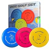 eurodisc Disc-Golf Einsteiger Starter Set, PDGA approved, Putter Midrange Driver Disc