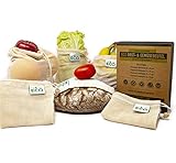 ChooseEco 6 Stück Obst- und Gemüsebeutel – 100%...