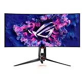 ASUS ROG Swift OLED PG34WCDM - 34 Zoll UWQHD Curved Gaming Monitor - 240 Hz, 0.03ms GtG, G-Sync, FreeSync, AdaptiveSync, 10-bit, DisplayHDR 400 - KVM, 21:9, 3440x1440, DP 1.4, HDMI 2.1, 90W USB-C, USB