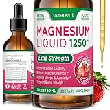 Magnesiumflüssigkeit für Frauen: Magnesiumglycinat- und Citratflüssigkeit