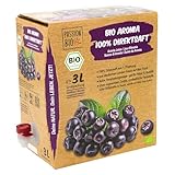 Bio Aronia Direktsaft, 3 Liter - aus deutschem Anbau -...
