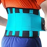 Clever Yellow Rückenbandage für Herren und Damen - Lumbalbandage zur Linderung von Rückenschmerzen, Vorbeugung von Verletzungen und Stabilisierung der Lendenwirbelsäule - Large