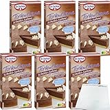 Dr. Oetker Tortencreme Schoko Sahne 6er Pack (6x150g Packung) + usy Block