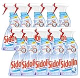 Sidolin Cristal, Glasreiniger 10x Sprühflasche, für einen perfekten Glanz und gegen Mikrorisse (10x500ml)