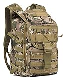 SUPERSUN Militärischer taktischer Rucksack, groß, wasserdicht, 35 l, Molle-Bug-Out-Tasche, Armee, 3-Tage-Assault Pack, CP, 8