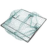 Humane Lebendfalle, Mesh-Fangvogelnetzfalle, Syrisora-Fangvogelnetzschädling, Control Humane Live Trap Mesh für Sperlinge, Tauben, Wachteln und Vögel (D)